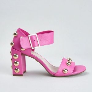 Cecelia brand- sandal with gold grommets 
Size 7.5  - brand new- in box -